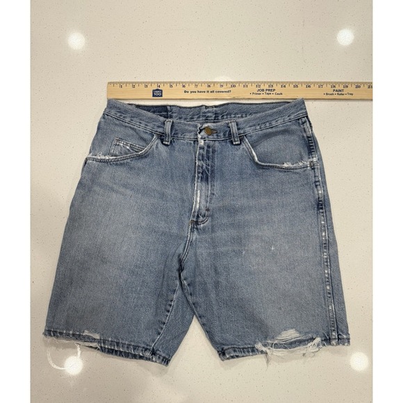 Vtg Wrangler Shorts Denim Men's Size 33 USA Made - Picture 1 of 7